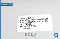06-08 BMW 750Li 760Li E65 E66 ABS DSC Anti Lock Brake Pump Assembly 6771233 OEM