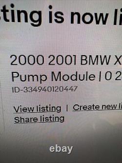 2000 2001 BMW X5 ABS Anti Lock Brake Pump Module 0 265 225 009