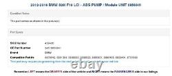 2012-2016 BMW 528I F10 LCI ABS PUMP / Module UNIT 6856841