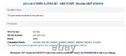 2014-2019 BMW 640I XDRIVE GRAN COUPE ABS PUMP / Module UNIT 6797670