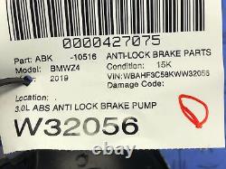 2019 Bmw Z4 3.0l Abs Anti Lock Brake Pump Module Assembly Oem