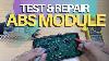 Don T Replace Abs Module Before Watching This Repair Abs Module For Motor U0026 Valve Relay Error