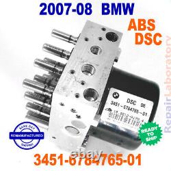 REBUILT? 07-08 BMW 323, 328, 335 ABS DSC hydraulic unit 3451-6784765-01