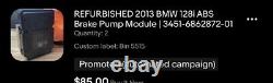 REFURBISHED 2013 BMW 128i ABS Brake Pump Module 3451-6862872-01