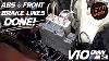 V10 E46 M3 Abs Module U0026 Brake Lines Done Driftworks Bmw Project Pt 29